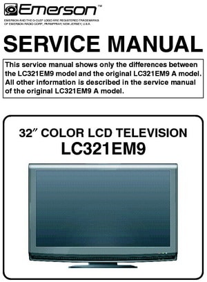Lcd tv repair parts